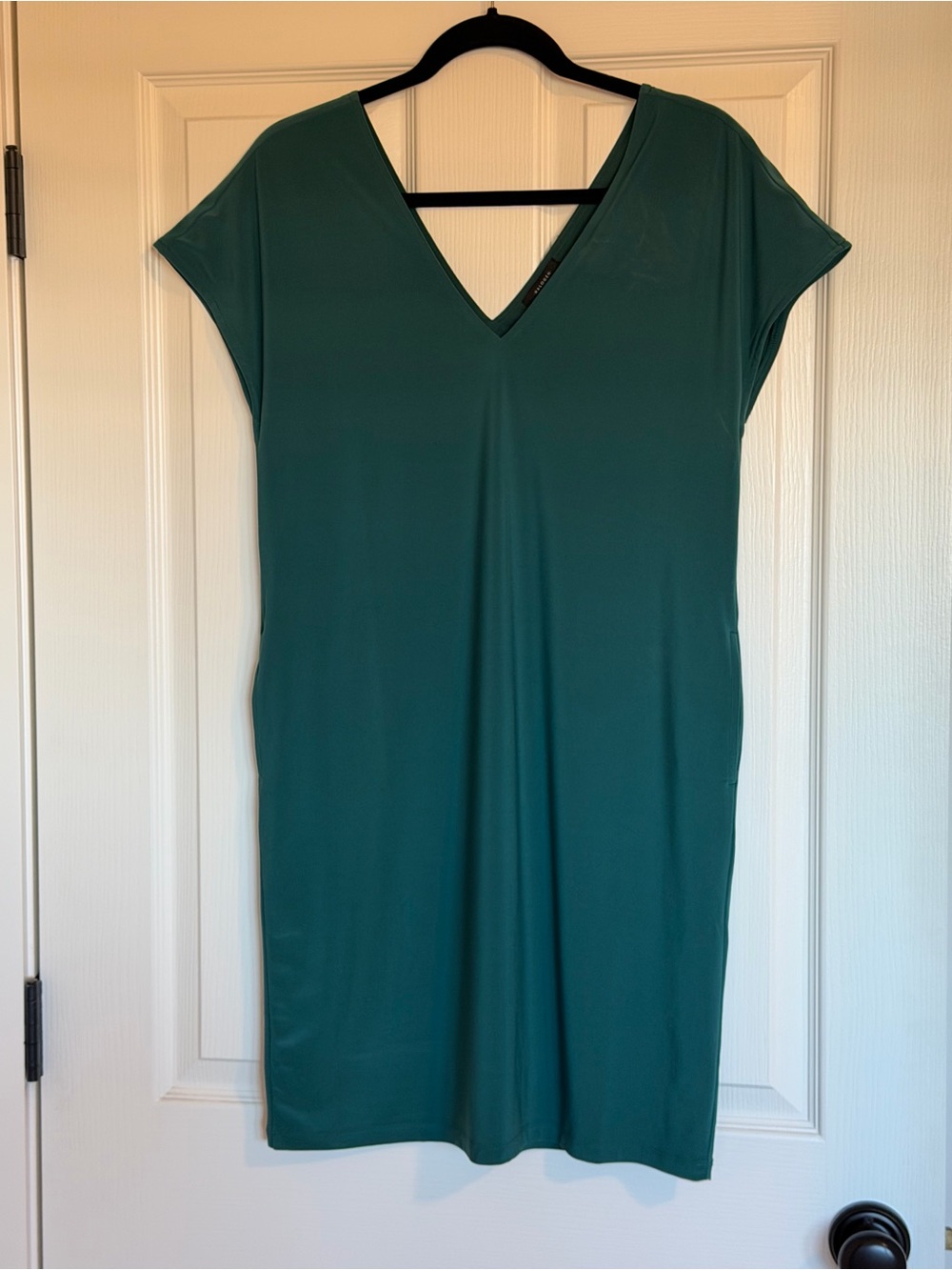 Halogen V-Neck Shift Dress